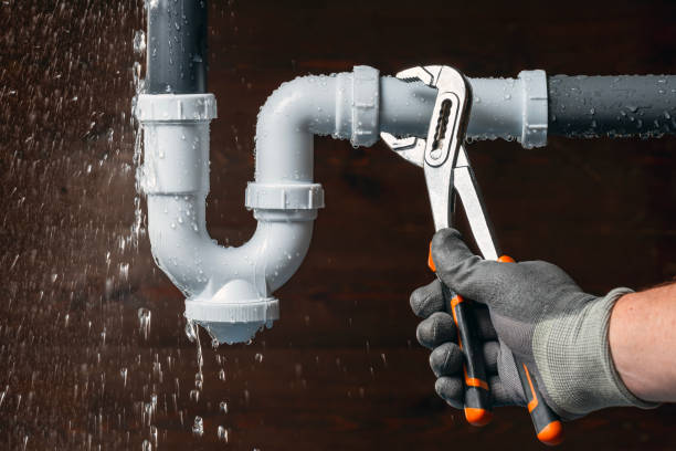 Professional Drain Cleaning technician working in Brightwood, VA